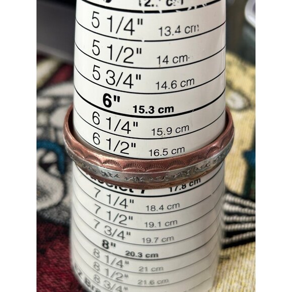 Signed Sterling Skeets Cuff - Picture 6 of 6